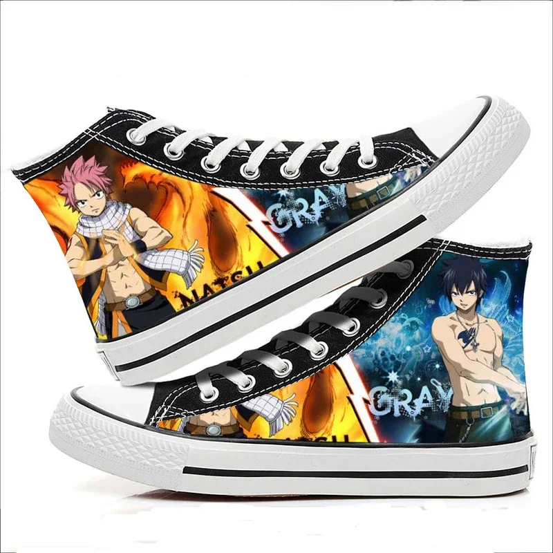 Mens Fashion Help - 2026 アニメ漫画ファッション学生ハイヘルプフェアリーテイルコスプレ cos 靴キャンバスカジュアル快適な男性と XJRKH
