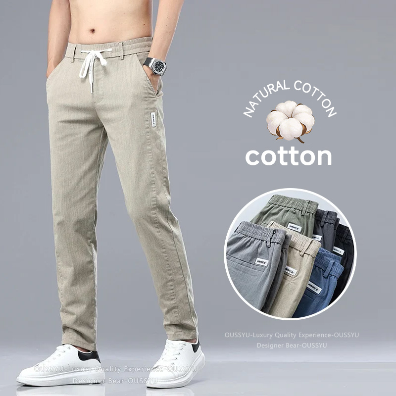 Chino Pants Men - ブランド服 2026 夏 メンズ クラシック コットン