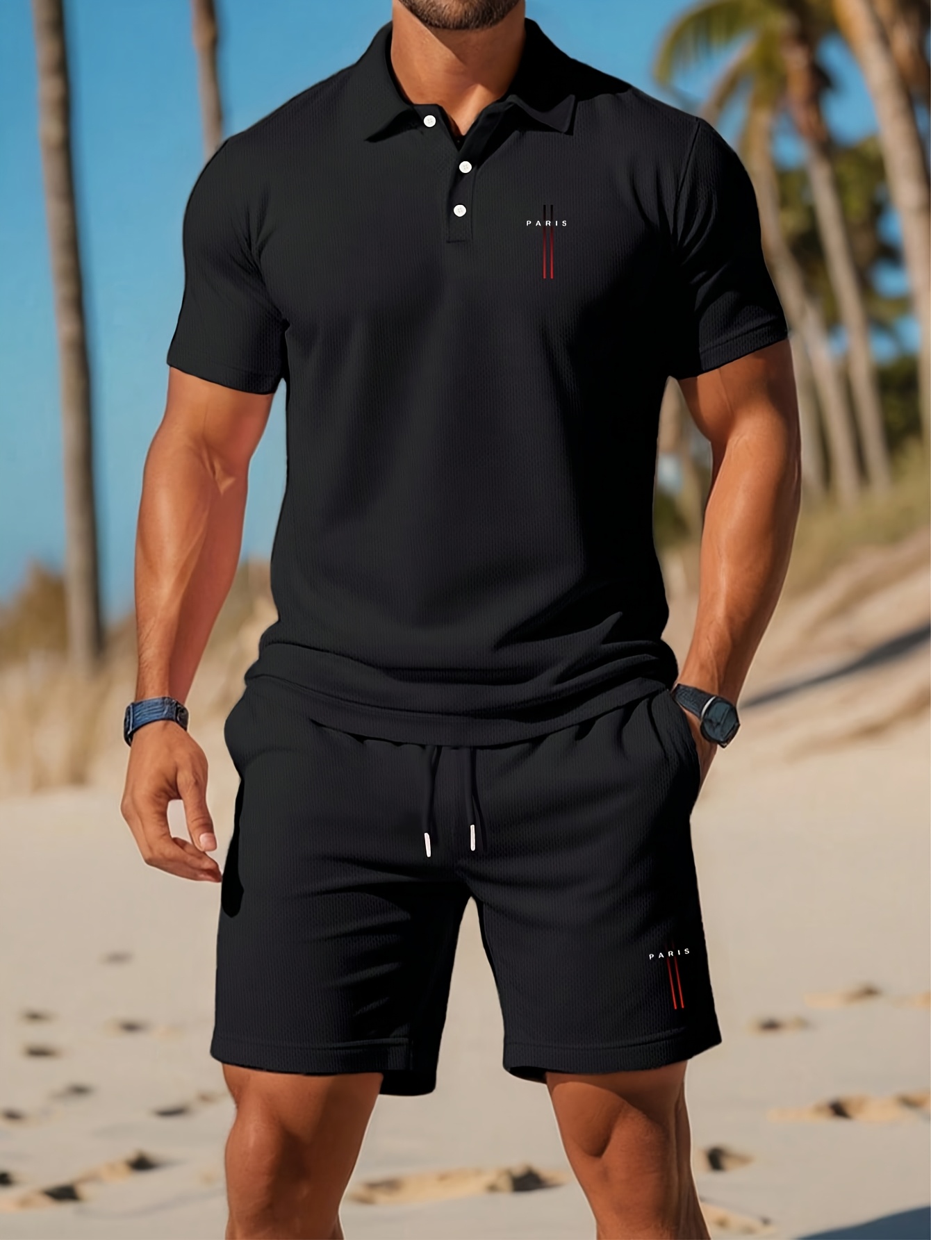 Men'S Fashion Advice - 2026年夏メンズポロシャツセット - 3Dプリントデザイン、通気性、軽量、快適、ファッショナブルなアウトドアメンズウェア