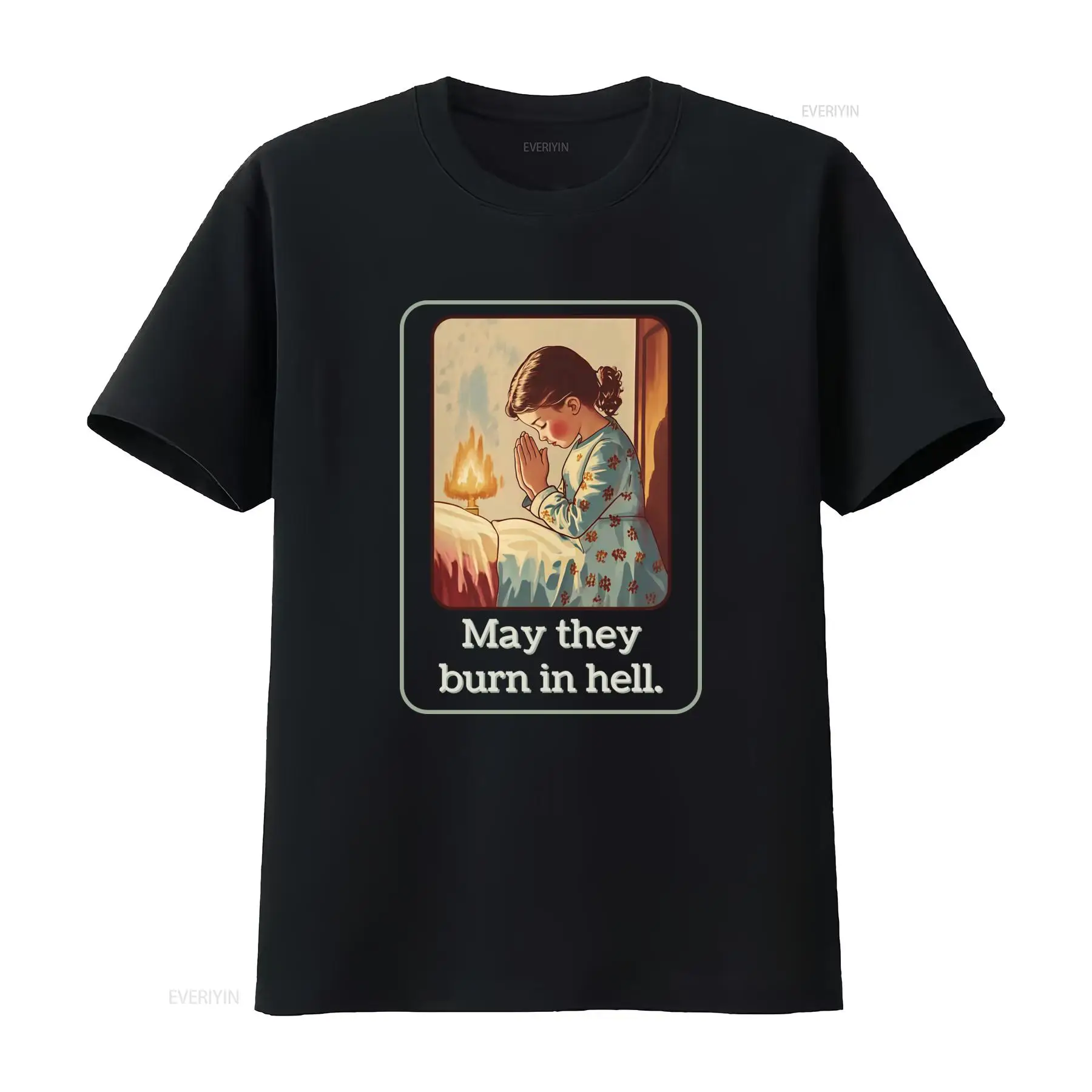 Mens Fashion In The 50S - May They Burn In Hell Tシャツ