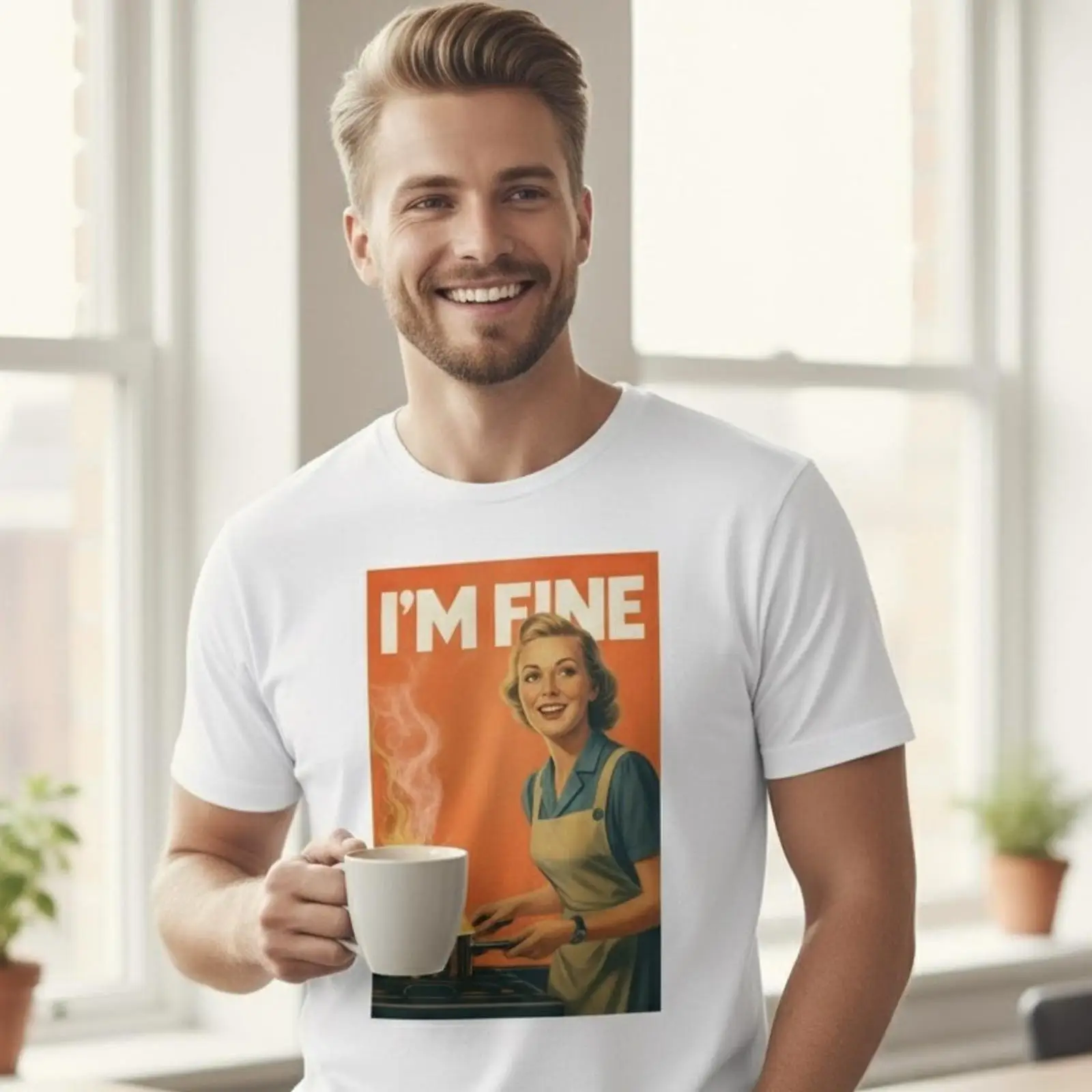 Mens Fashion In The 50S - I amp 39 m ファインミーム Tシャツ
