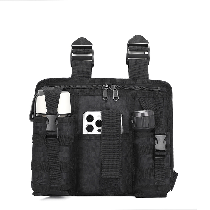 Tactical Vest Men - チェストバッグ ユニセックス タクティカルベスト 調節可能 軽量ポケット アウトドア