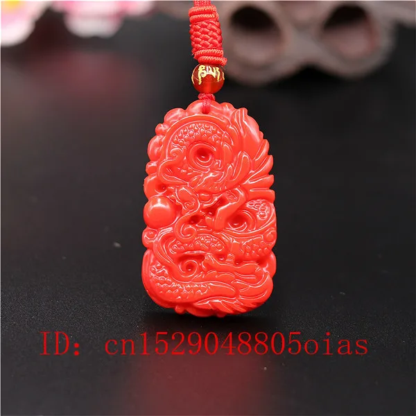 Men'S Fashion Necklaces - 男性と女性のための天然の赤い翡翠石のペンダント,中国の翡翠石のジュエリー,刻まれたお守り,ファッショナブルなギフト