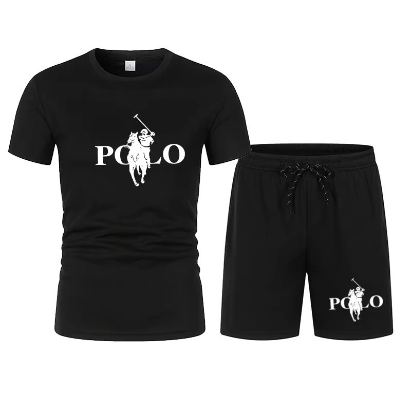 Mens Fashion Trend 2026 - 2026年夏のファッショントレンド レジャースポーツセット メッシュ ハイストリート メンズセット Tシャツ