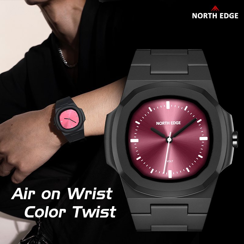 NORTH EDGE メンズ腕時計 新型VOLTクォーツ腕時 - Men'S Fashion Magazine のレビューと価格