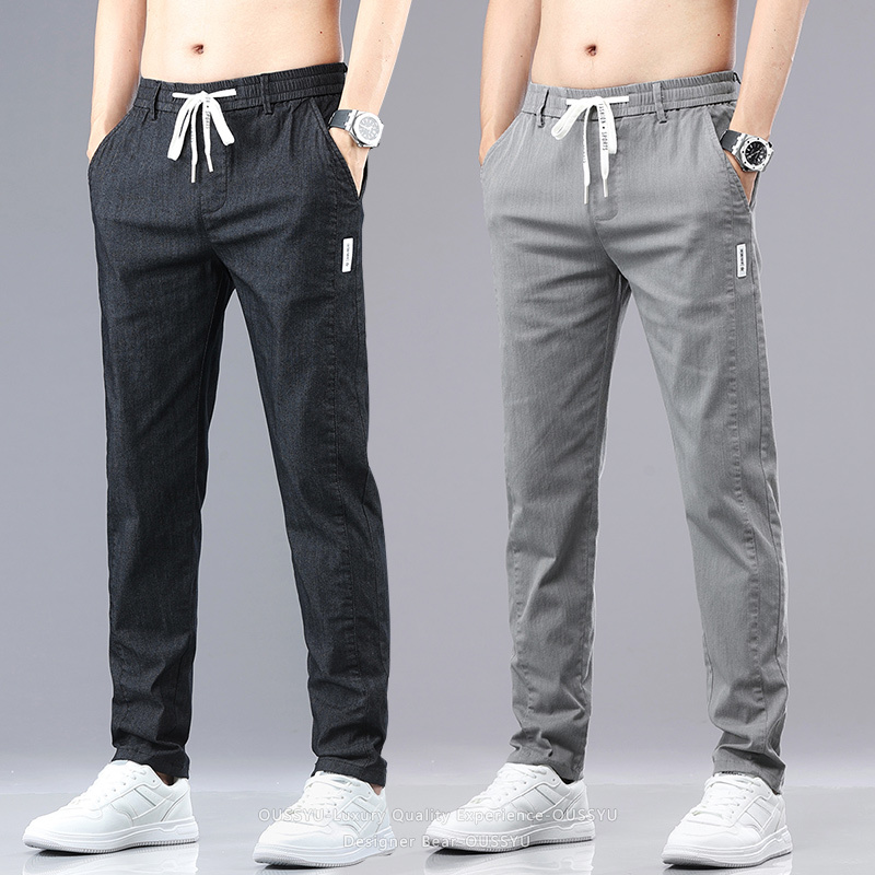 ブランド服 2026 夏 メンズ クラシック コットン 無地 - Chino Pants Men のレビューと価格