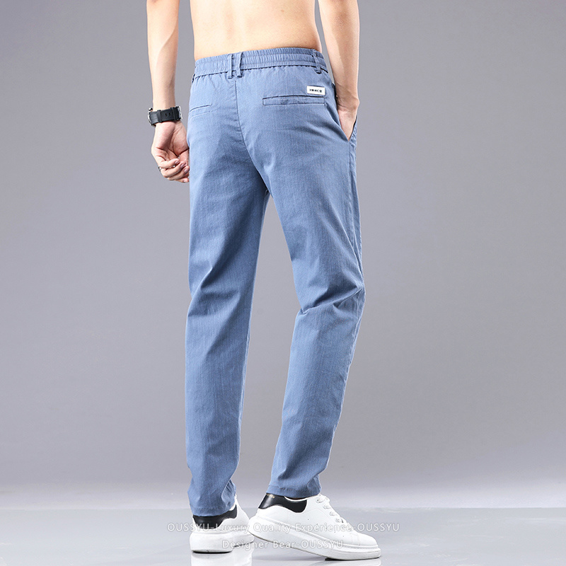 ブランド服 2026 夏 メンズ クラシック コットン 無地 - Chino Pants Men のレビューと価格