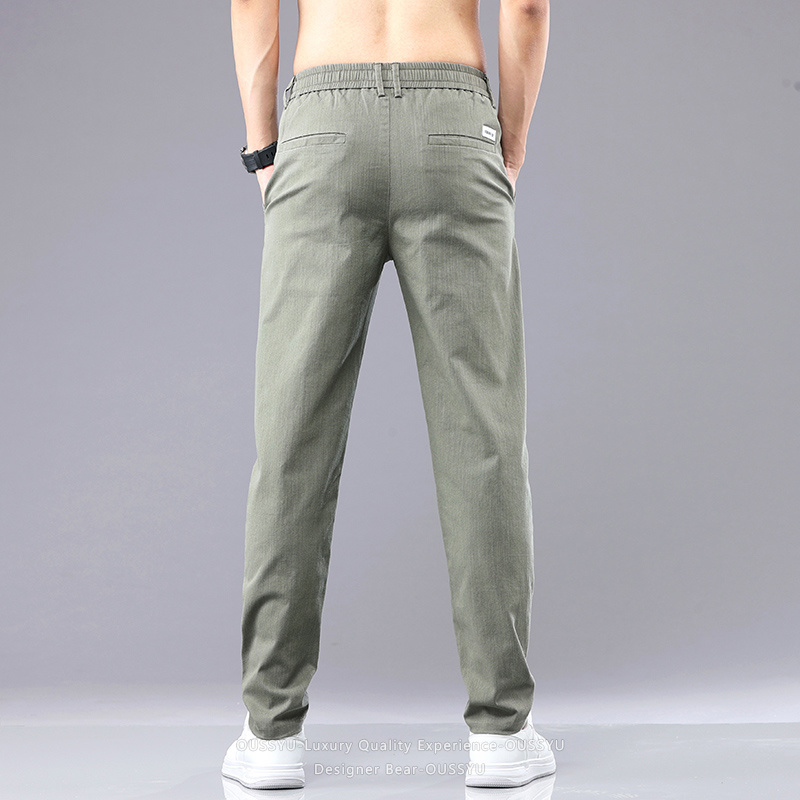ブランド服 2026 夏 メンズ クラシック コットン 無地 - Chino Pants Men のレビューと価格