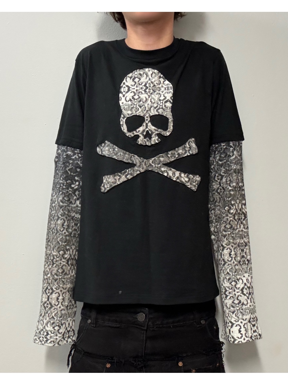 2026年新作アメリカンレトロ迷彩柄スケルトンフェイクツーピ - Mens Fashion Trend 2026 のレビューと価格