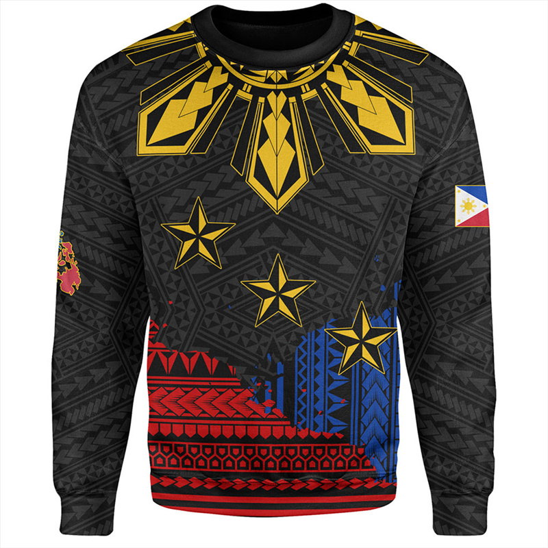 メンズ長袖ラウンドネック原宿スウェットシャツ,3Dプリント, - Men'S Fashion Philippines のレビューと価格