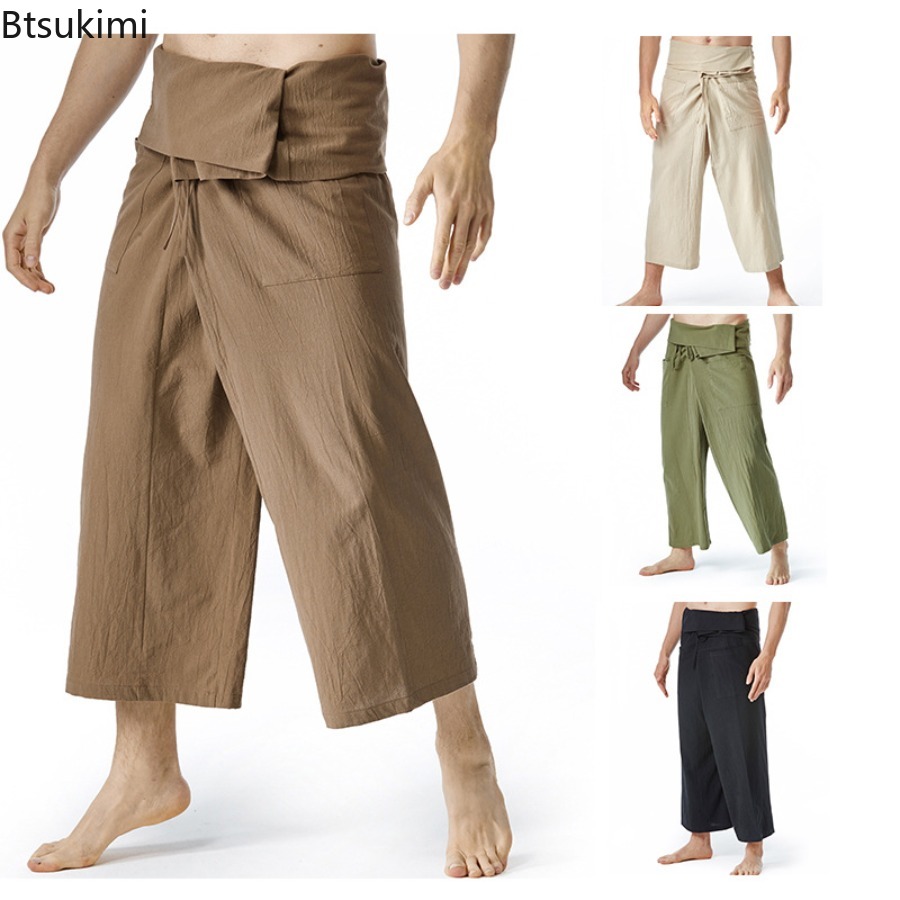 2026年ファッション新作メンズタイ風フィッシャーマンパンツ - Mens Fashion Trend 2026 のレビューと価格