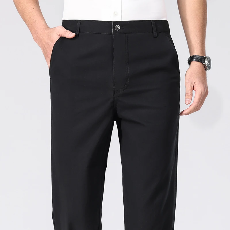 メンズウォッシュドツイルコットンストレートフルレングスチノパ - Chino Pants Men のレビューと価格