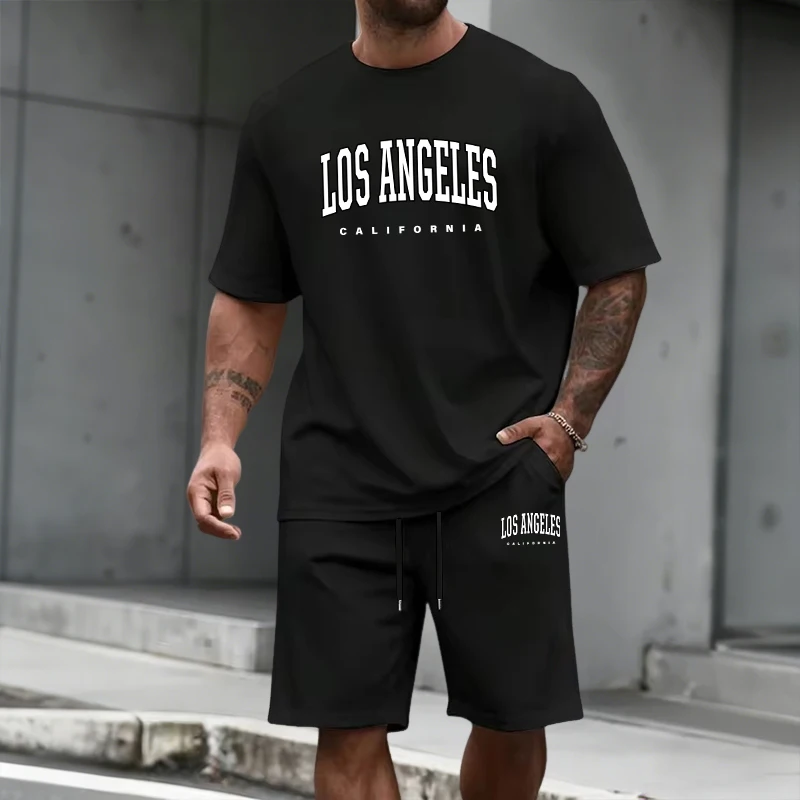 メンズトラックスーツ半袖トップスと膝丈ショーツ2026夏デイ - Men'S Fashion Advice のレビューと価格
