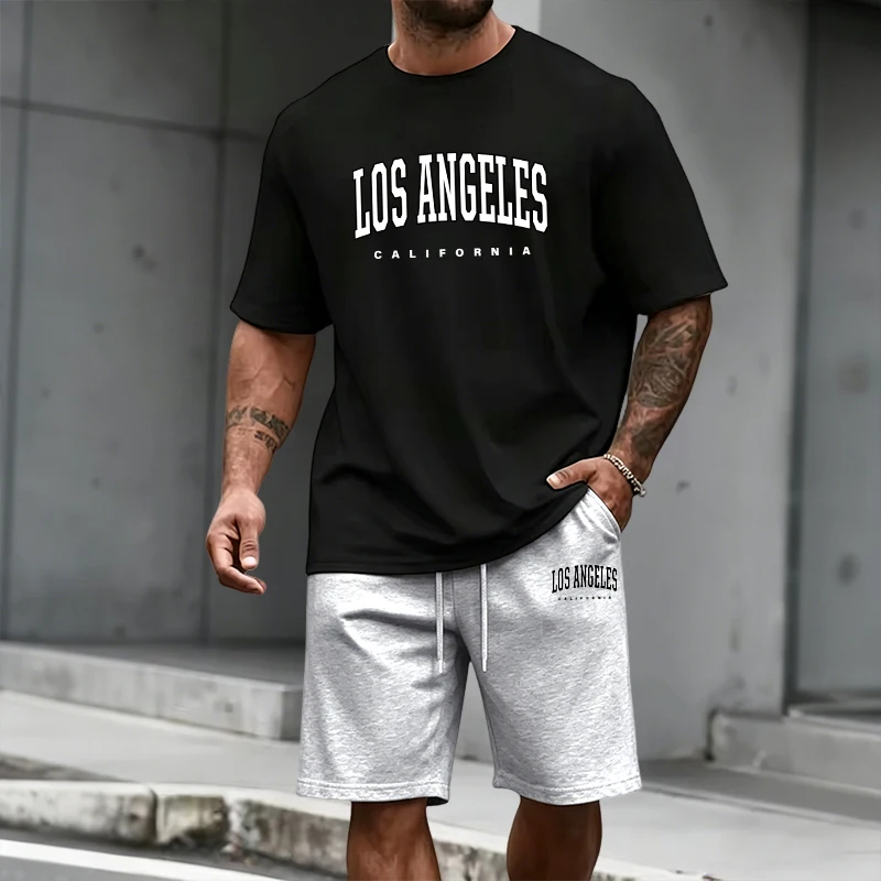 メンズトラックスーツ半袖トップスと膝丈ショーツ2026夏デイ - Men'S Fashion Advice のレビューと価格