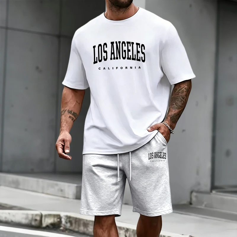 メンズトラックスーツ半袖トップスと膝丈ショーツ2026夏デイ - Men'S Fashion Advice のレビューと価格