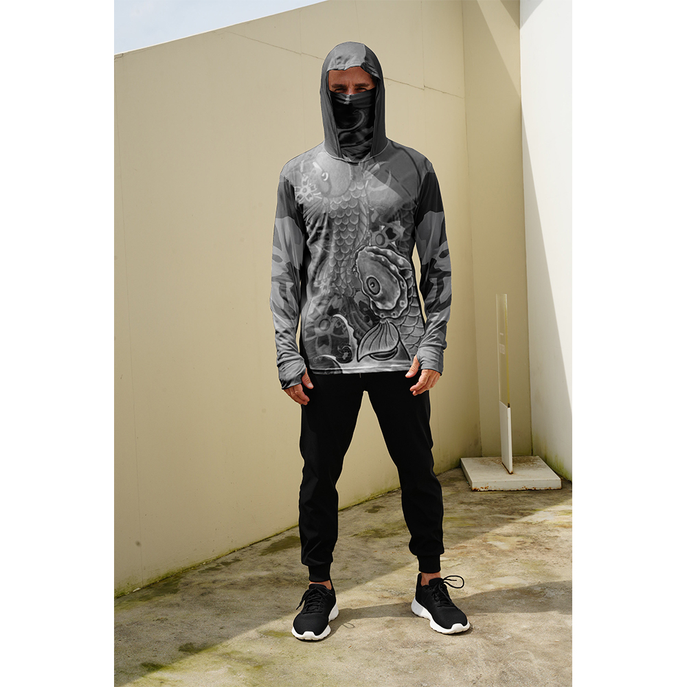 釣り用シャツ メンズ 日焼け防止 フード付きマスク 一体型  - Men'S Fashion Trends 2025 のレビューと価格