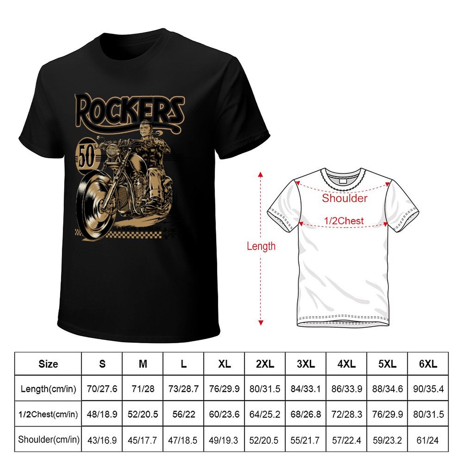 ロッカーズ 50年代 Tシャツ 夏のファッション カジュアル - Mens Fashion In The 50S のレビューと価格