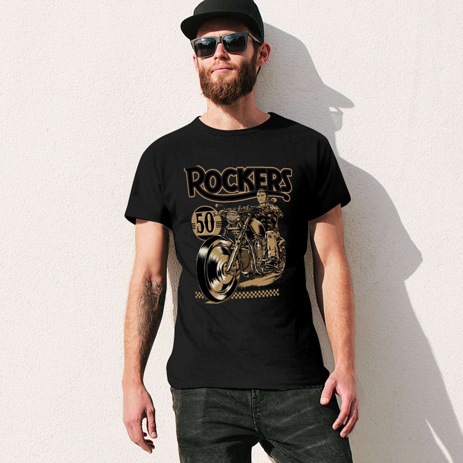 ロッカーズ 50年代 Tシャツ 夏のファッション カジュアル - Mens Fashion In The 50S のレビューと価格