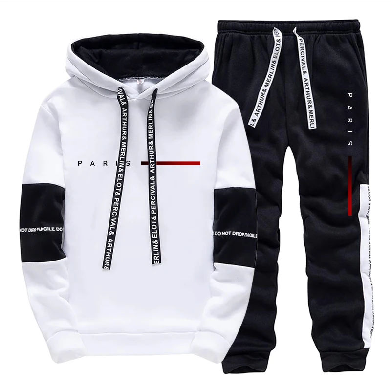 パリファッションパーカーストリートウェアメンズセットフード付 - Paris Men'S Fashion のレビューと価格