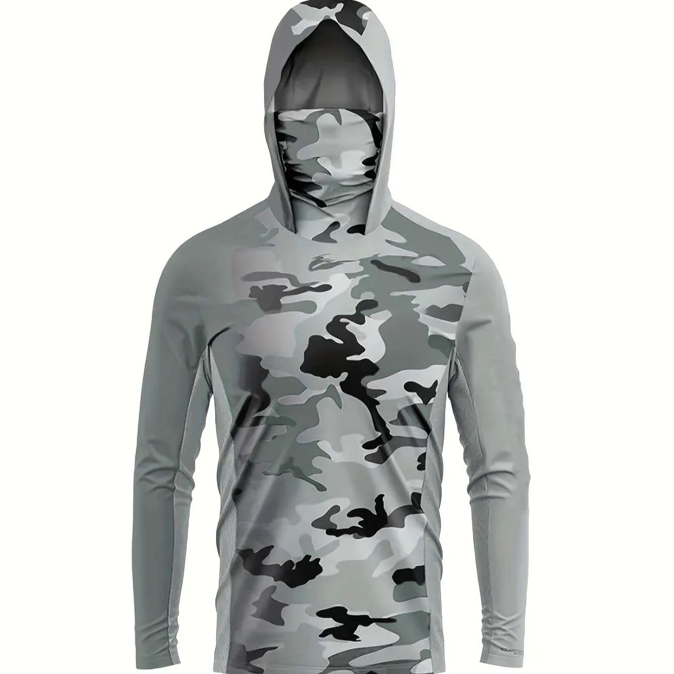 アウトドアフィッシャーマンフード付き長袖Tシャツ、グラデーシ - Men'S Fashion Trends 2025 のレビューと価格