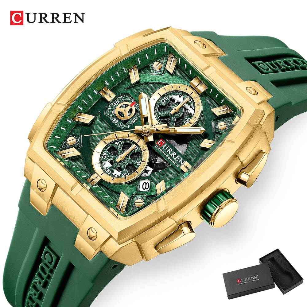 CURREN 高級ヴィンテージ腕時計 メンズ スポーツ クロ - Men'S Fashion Magazine のレビューと価格