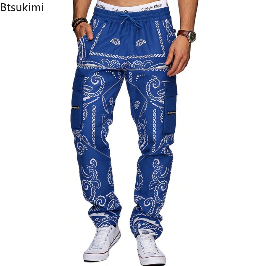 2026年メンズトレンドプリントルーズヒップホップカーゴパン - Mens Fashion Trend 2026 のレビューと価格