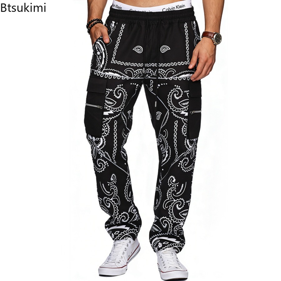 2026年メンズトレンドプリントルーズヒップホップカーゴパン - Mens Fashion Trend 2026 のレビューと価格
