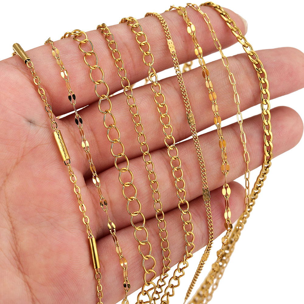 2メートルステンレス鋼リップNKロングクロスチェーン、ジュエ - Men'S Fashion Necklaces のレビューと価格