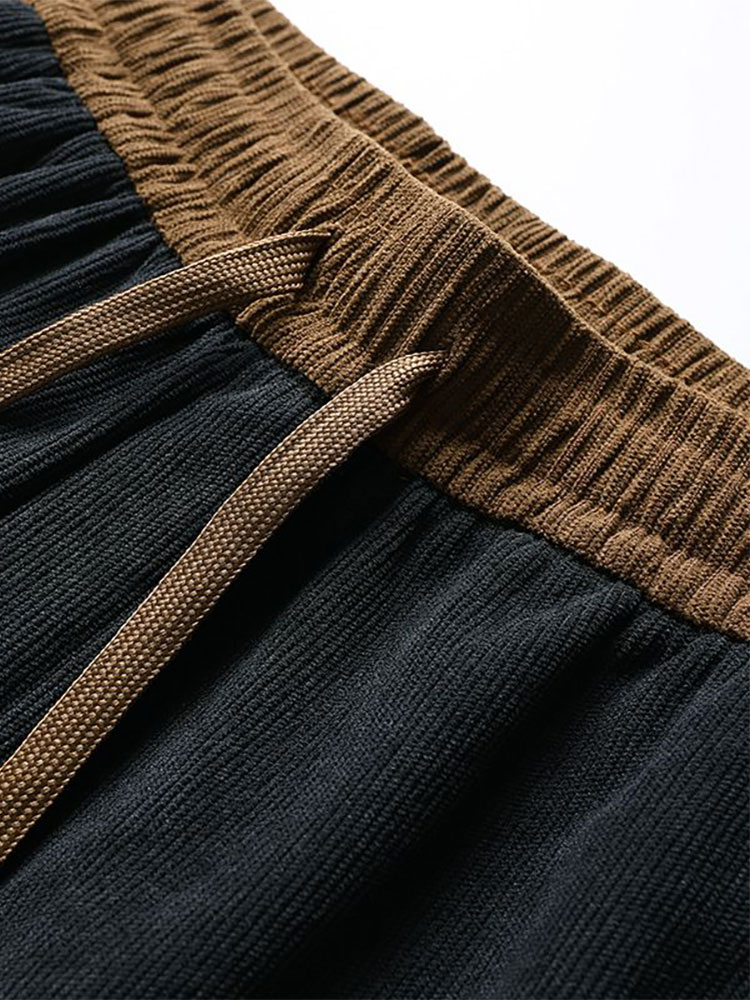 フリース厚手冬用チノパンツメンズコーデュロイワークストレート - Chino Pants Men のレビューと価格