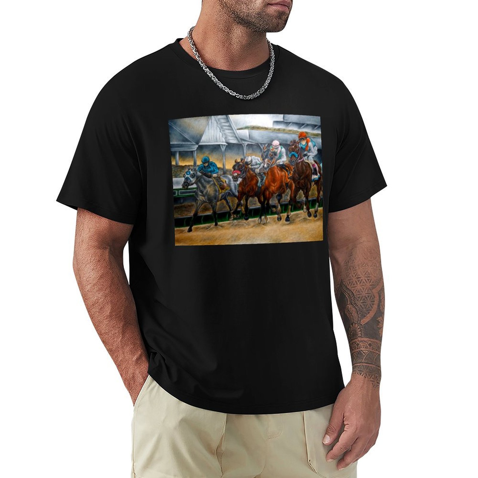 ケンタッキーダービー2021 Tシャツ ファッション柄プリン - Men'S Fashion For Kentucky Derby のレビューと価格