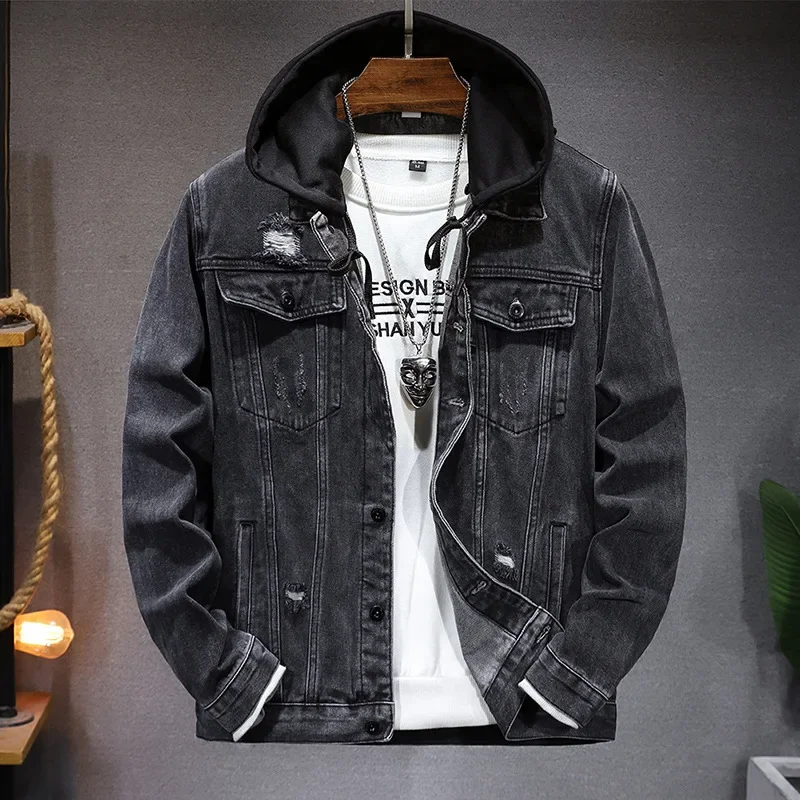 ポップスプリング秋の新作メンズカジュアルトレンドウォッシュド - Men'S Fashion Grey Jeans のレビューと価格