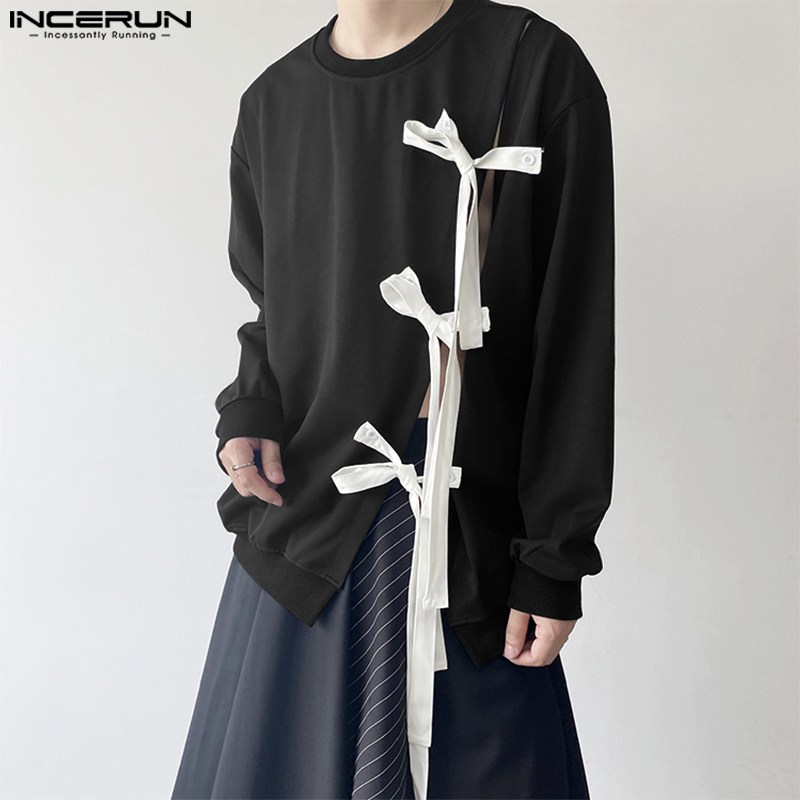 インセルン-男性用ラウンドネック韓国スタイルセーター,長袖セ - Men Fashion Korean Style のレビューと価格