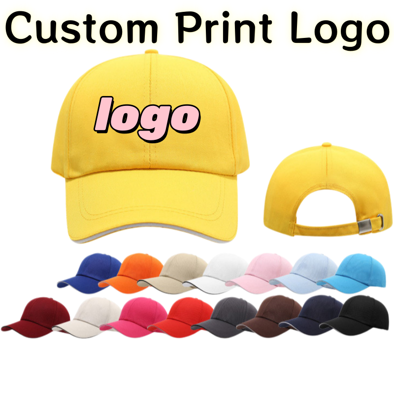 カスタムプリントロゴ入り純綿メタルバックル6点セット斜め野球 - Mens Fashion Caps のレビューと価格