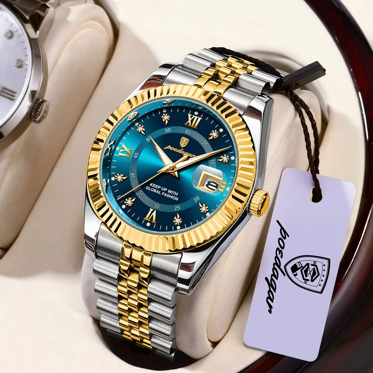POEDAGAR トップオリジナルメンズウォッチ 防水 夜光 - Men'S Fashion Magazine のレビューと価格