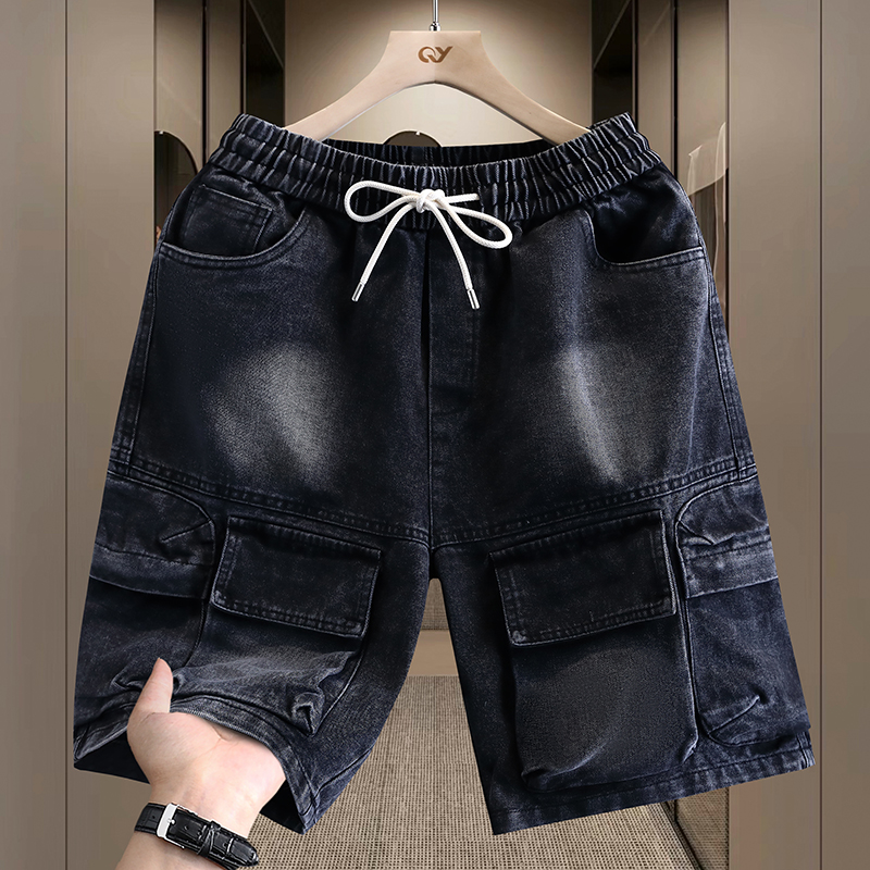 メンズカーゴショーツ新しい夏のファッション薄い綿混紡カジュア - Jeans Pants Fashion Men のレビューと価格