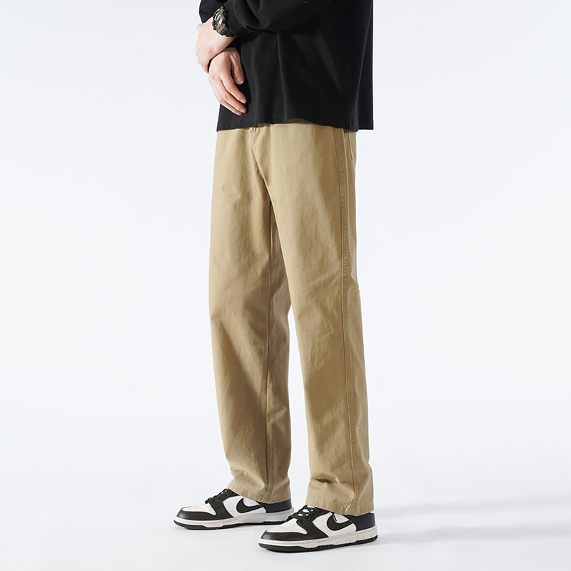 115 110 センチメートル長さ背の高い男性パンツストレー - Chino Pants Men のレビューと価格