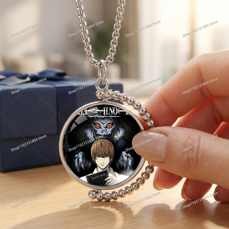 デスノート ファッション 回転式ネックレス カップル用 アニ - Men'S Fashion Necklaces のレビューと価格