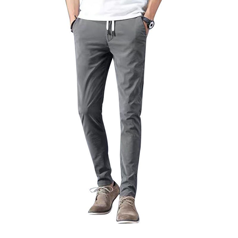 メンズカジュアルチノパンツ,伸縮性のあるコットンパンツ,ブラ - Chino Pants Men のレビューと価格